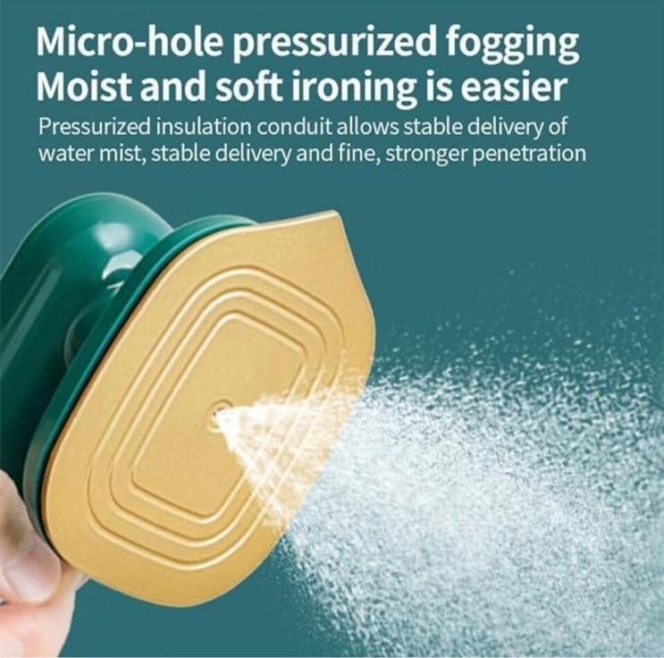 Portable Mini Steam Iron l Hot Dry & Steam Dry l 60 ml water Capacity
